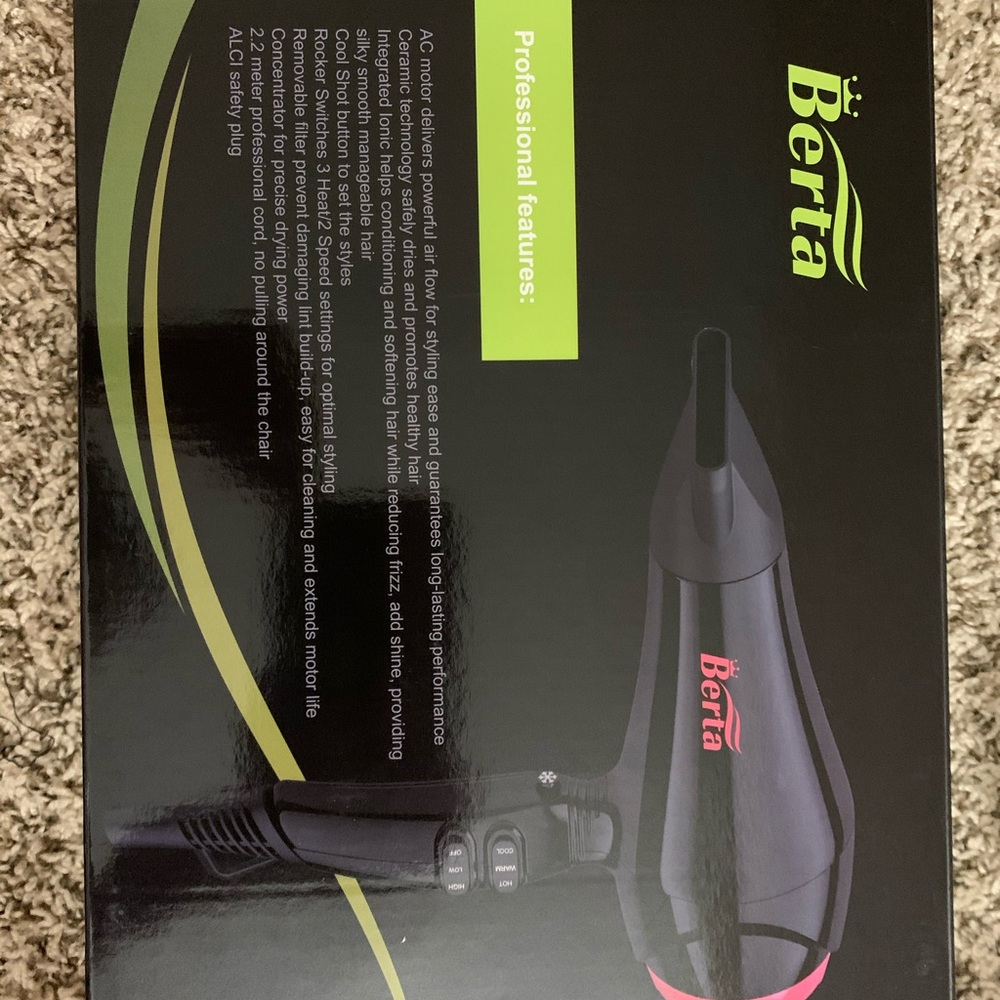Berta hair dryer